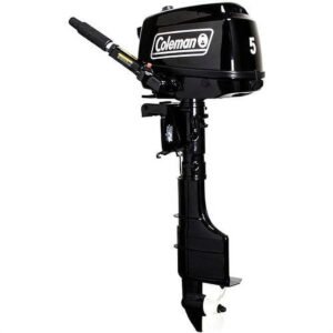 Coleman Powersports 5 HP 4 Stroke Outboards Boat Motors with Easy Pull Start F5BMS