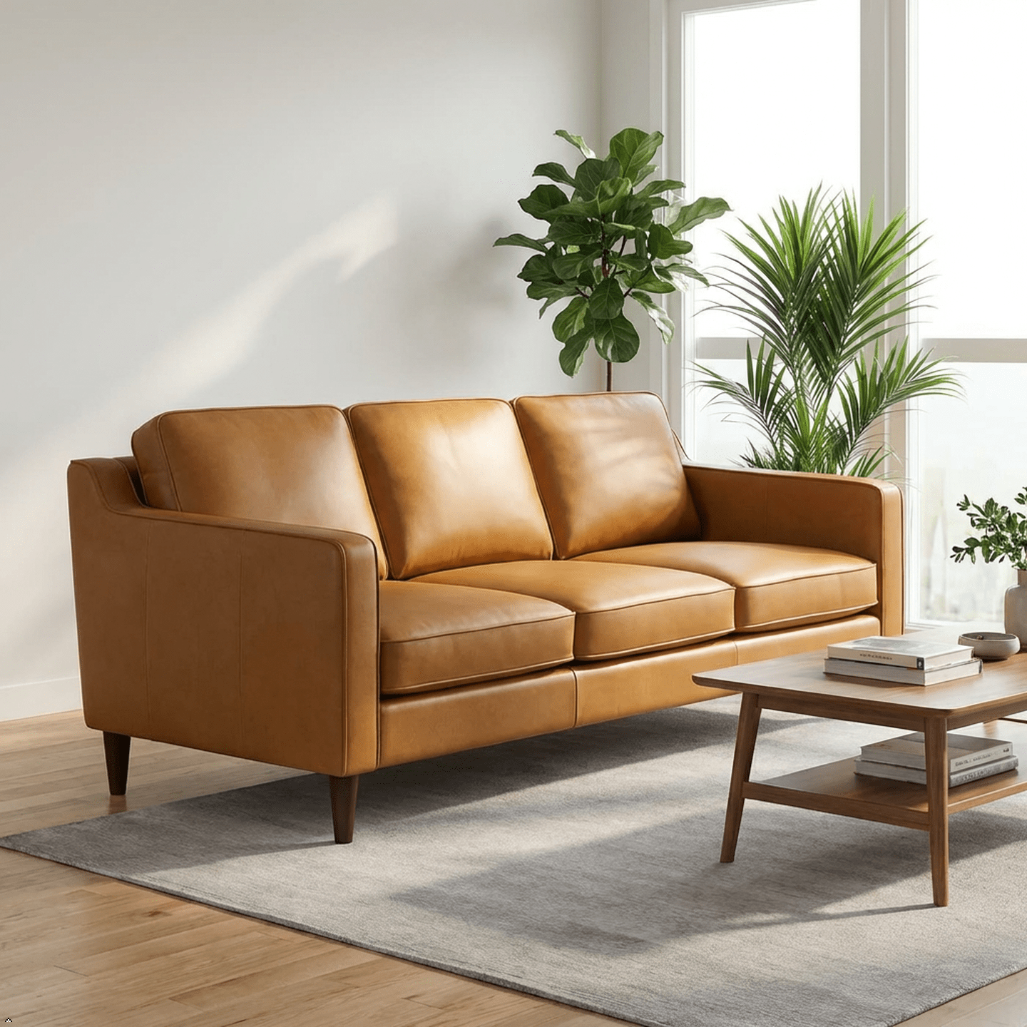 Cooper Leather Sofa - Image 2