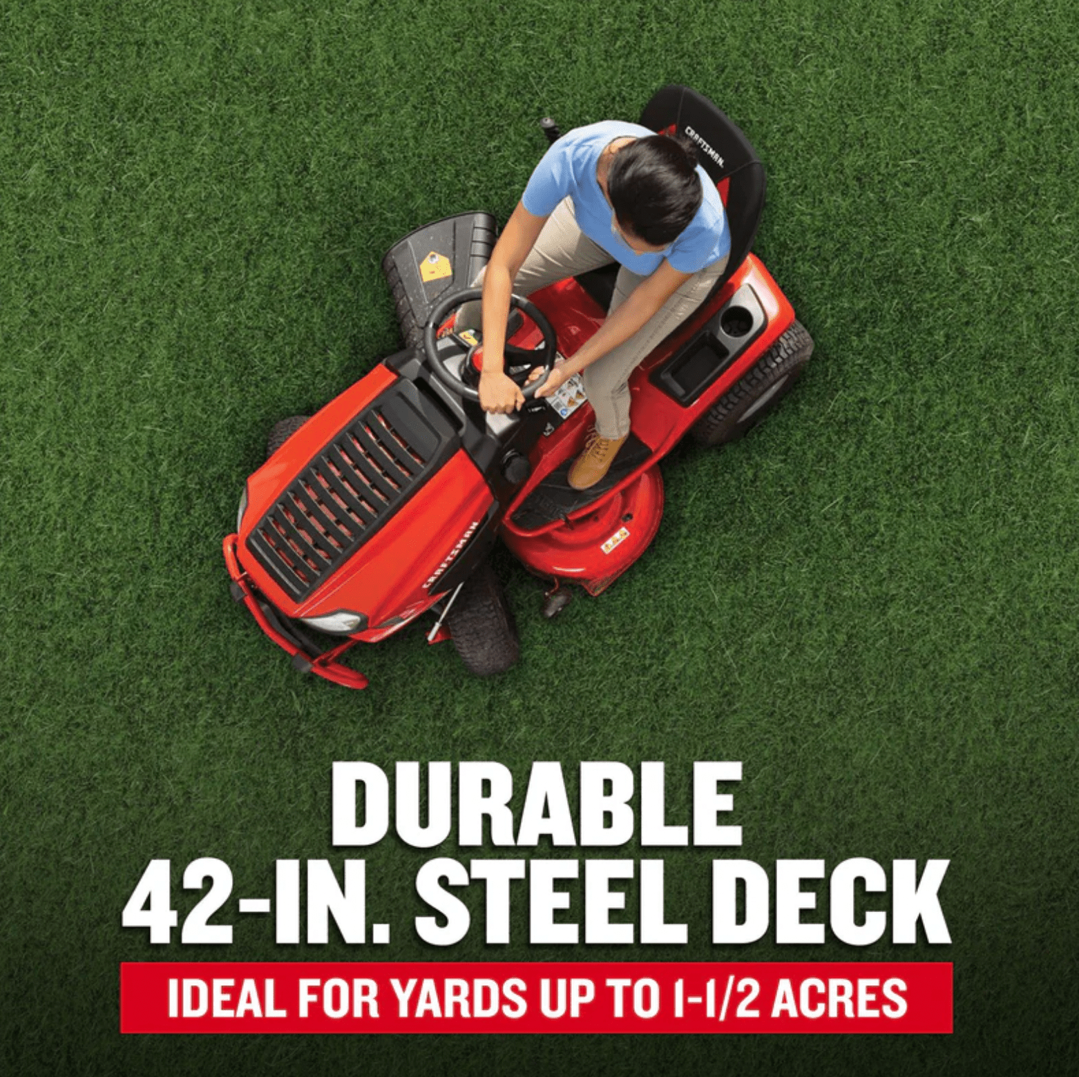 Craftsman T2200K | 42-in 20 HP 725cc Hydrostatic Riding Mower - Image 4