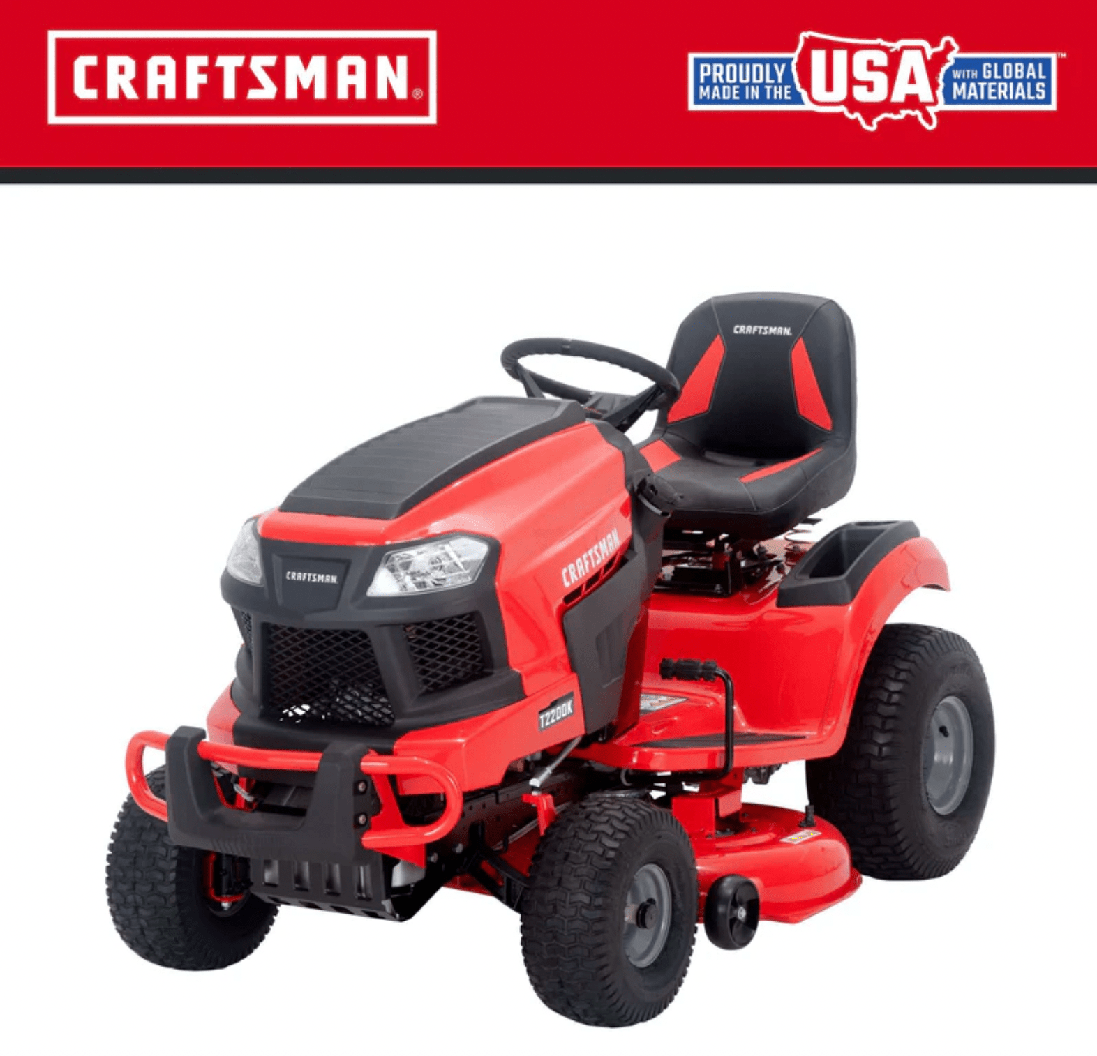 Craftsman T2200K | 42-in 20 HP 725cc Hydrostatic Riding Mower - Image 6