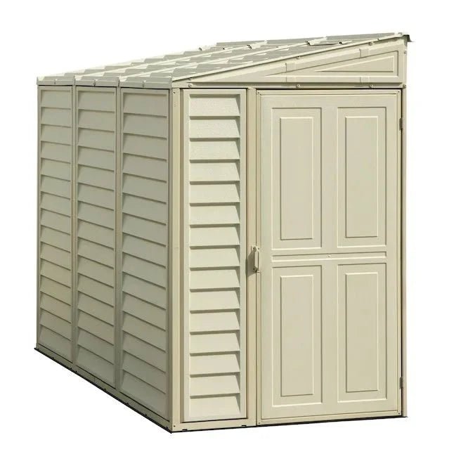 DuraMax Building Products 4-ft x 8-ft Sidemate Off-white Lean-to Vinyl Storage Sheds - Image 4