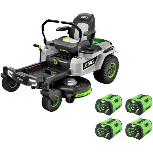 EGO Power 42 Inch 56 Volt Lithium Battery Zero Turn Riding Mower (Charger Included)
