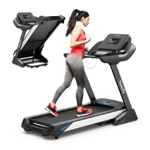 Goplus 4.75HP Folding Treadmill with 15% Auto Incline and APP, Commercial Heavy Duty Superfit Treadmill with 20 Preset Programs