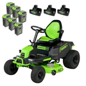Greenworks 60V 42-Inch Cordless Battery CrossoverT Riding Lawn Mower