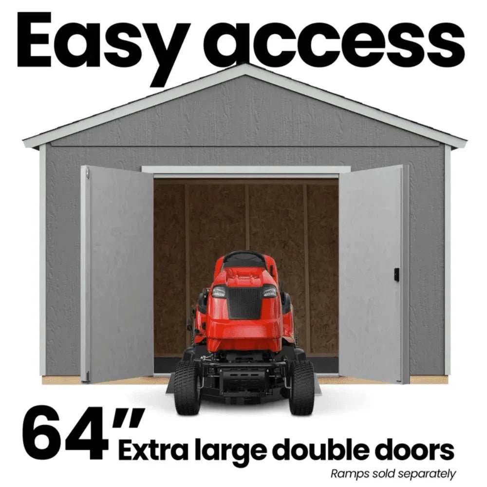 Handy Home Rookwood 10 x 14 ft. Wood Storage Shed Kit - Image 5