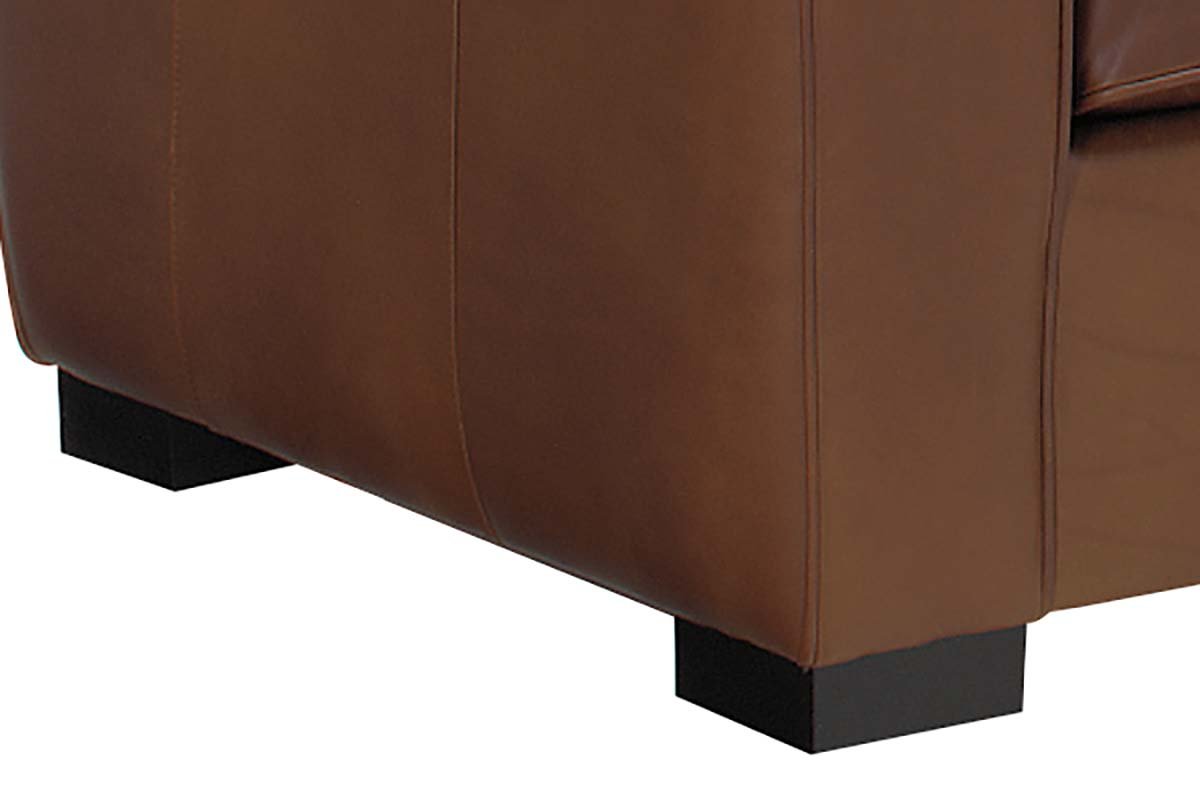 Hayden 81 Inch Contemporary Leather Sofa - Image 8