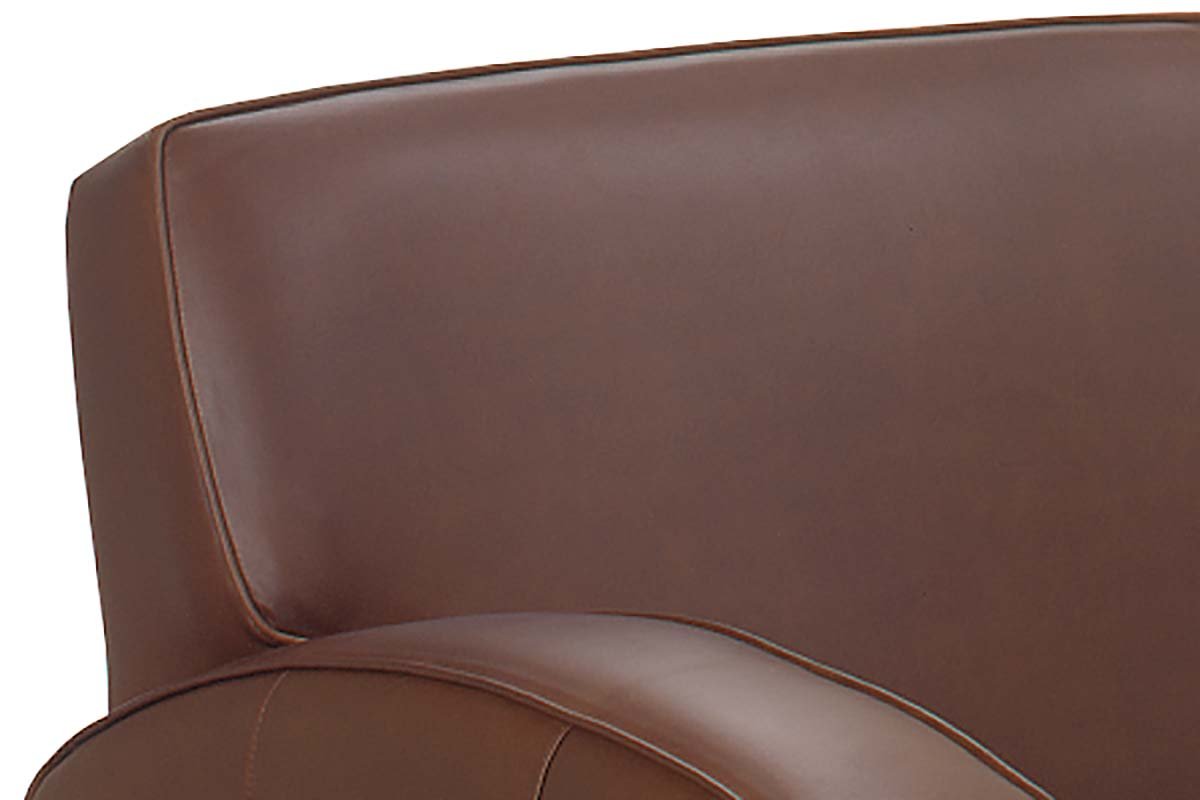 Hayden 81 Inch Contemporary Leather Sofa - Image 7