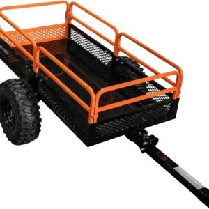 Impact Implements 1500 lb Utility Cargo Trailer with Pivot Dump for ATV, UTV, and Lawn Tractor