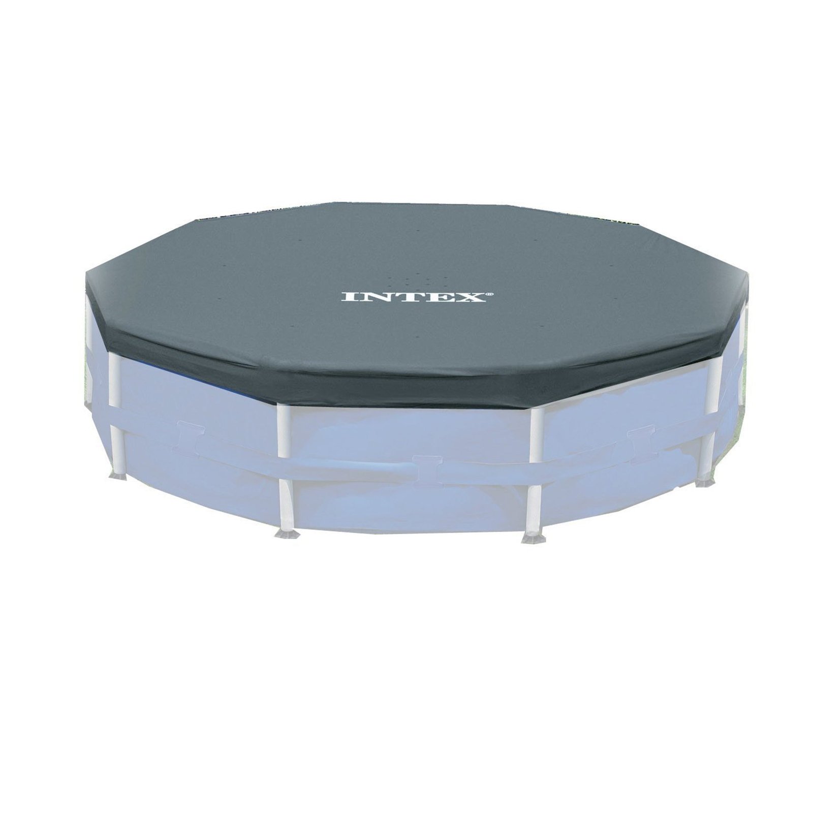Intex 12 Foot x 30 In. Above Ground Pool & Intex 12 Foot Round Pool Cover - Image 3
