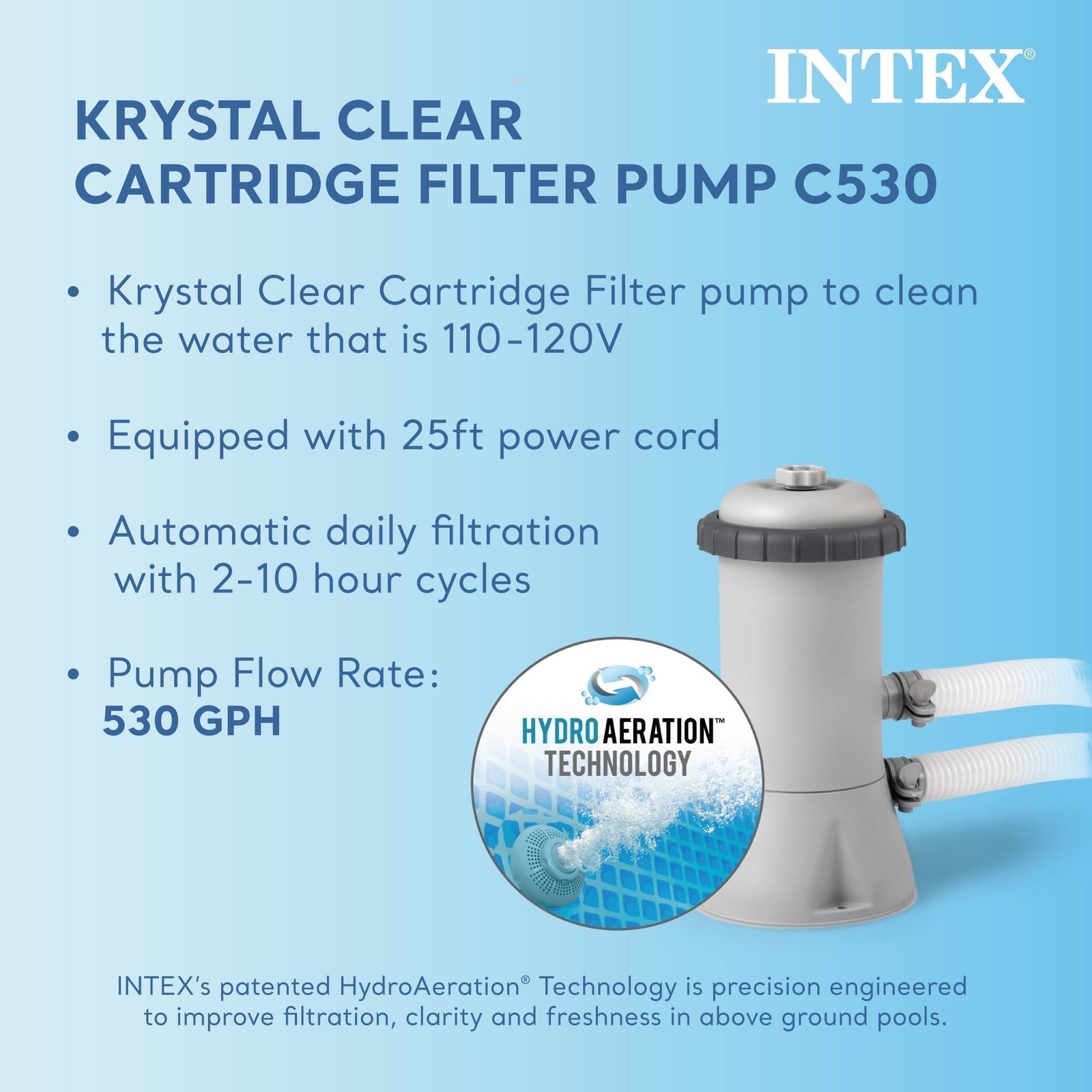 INTEX 12' x 30" Metal Frame Above Ground Pool, Filter, Cover, & Maintenance Kit - Image 3