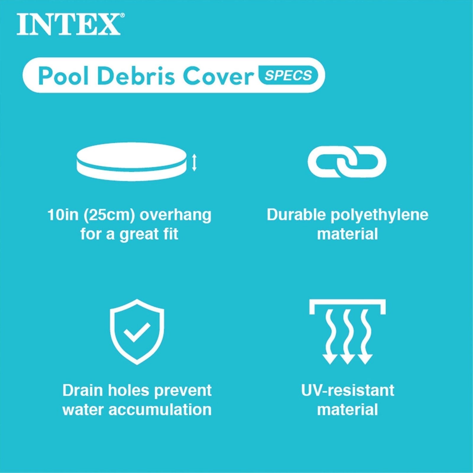 Intex 12' x 30" Metal Frame Above Ground Swimming Pool with Filter and Cover - Image 6