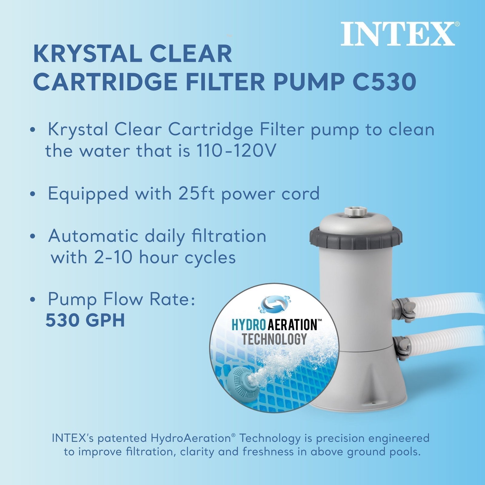 Intex 12'x30" Swimming Pool w/ Pump, Pool Ladder for 42” Wall, & 12’ Cover - Image 3