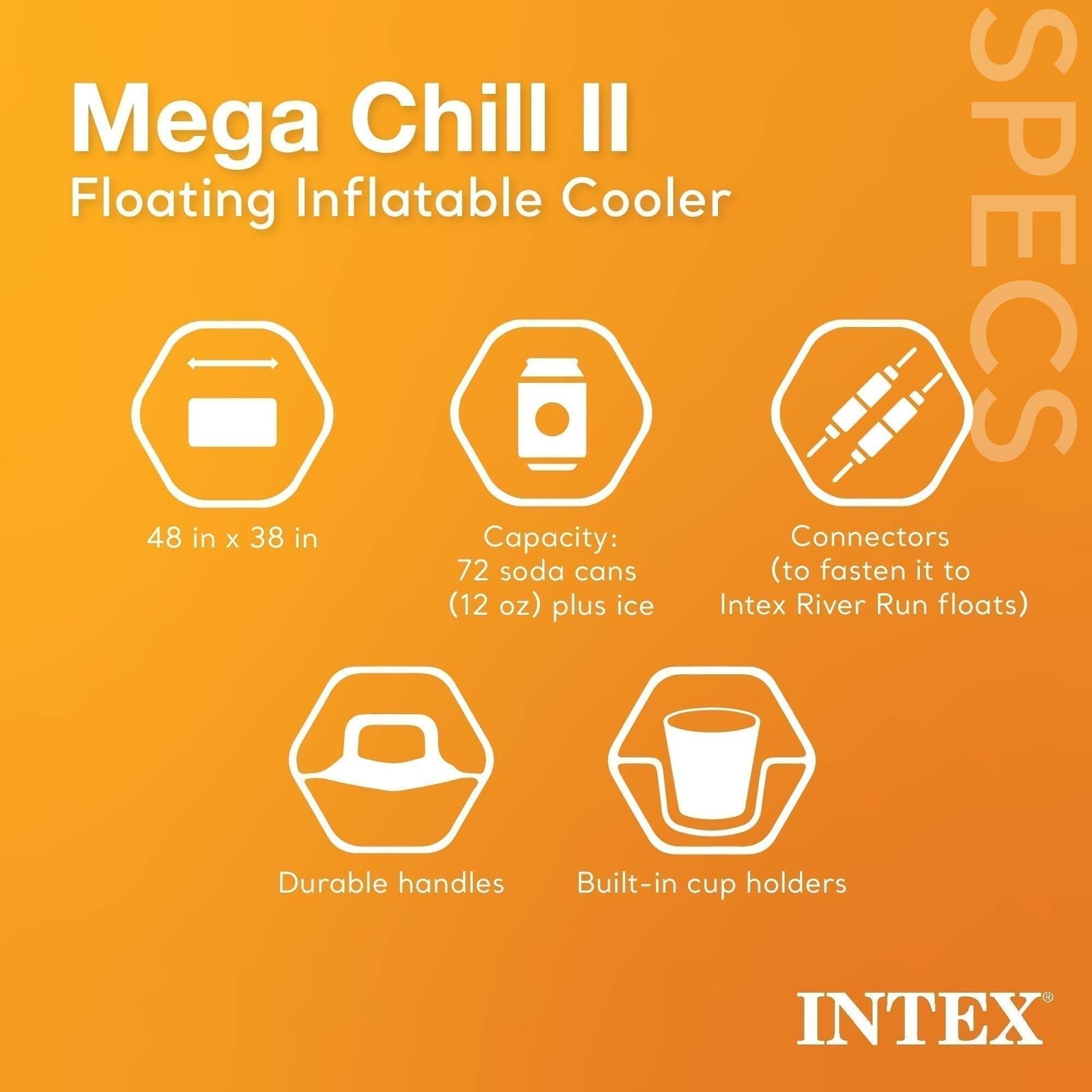 INTEX 18' x 9' x 53" Ultra XTR Frame Pool, Cover, Cooler, and Float (2 Pack) - Image 7