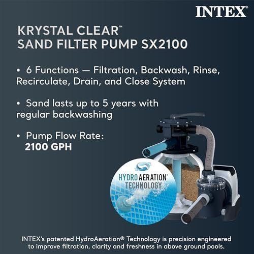 INTEX 26363EH Ultra XTR Deluxe Rectangular Above Ground Swimming Pool Set: 24ft x 12ft x 52in – Includes 2100 GPH Sand Filter Pump – Easy Assembly - Image 8