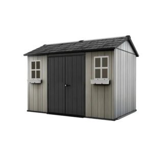 Keter Oakland 11×7.5 ft Grey Resin Outdoor Storage Shed