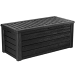 Keter Westwood 150 Gallon Outdoor Storage Bench & Deck Box, Graphite