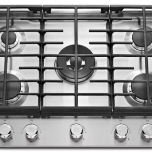 KitchenAid 30″ 5-Burner Gas Cooktops KCGS550ESS