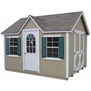 Little Cottage Co. 12 x 10 ft. Classic Wood Cottage Panelized Storage Shed Kit