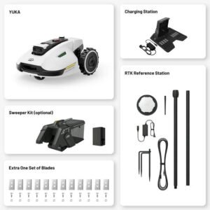 MAMMOTION YUKA Perimeter Wire Free Robot Lawn Mower