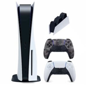 Sony PlayStation 5 PS5 Disc Console Bundle Extra DualSense Controller Charging Station US Plug