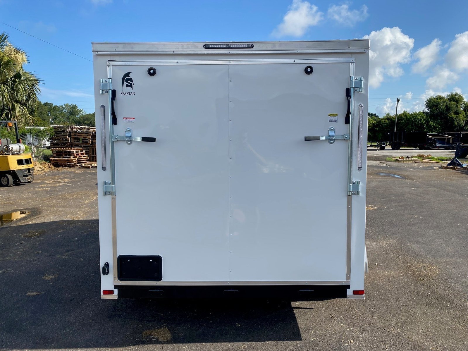 Spartan 12 Enclosed Cargo Trailer Tandem Axle – White Heavy-Duty Cargo Hauler SP7X12TA - Image 5