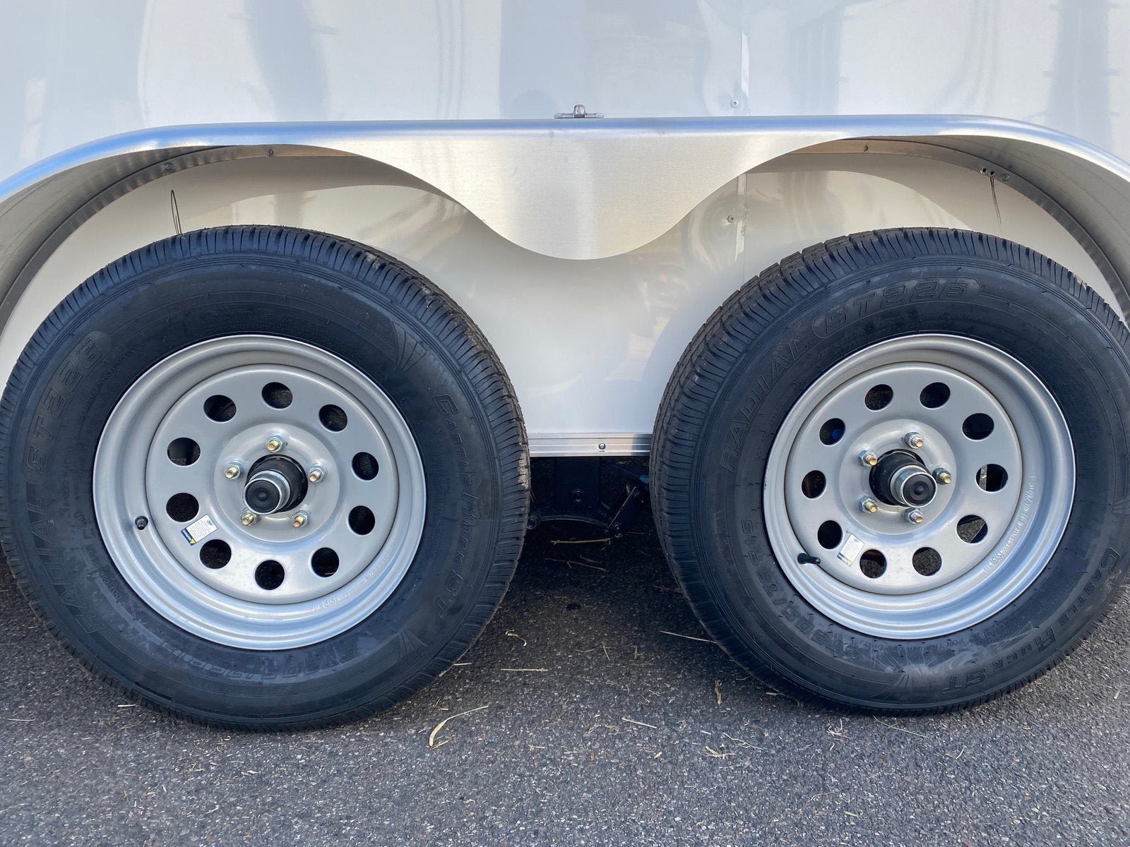 Spartan 12 Enclosed Cargo Trailer Tandem Axle – White Heavy-Duty Cargo Hauler SP7X12TA - Image 6