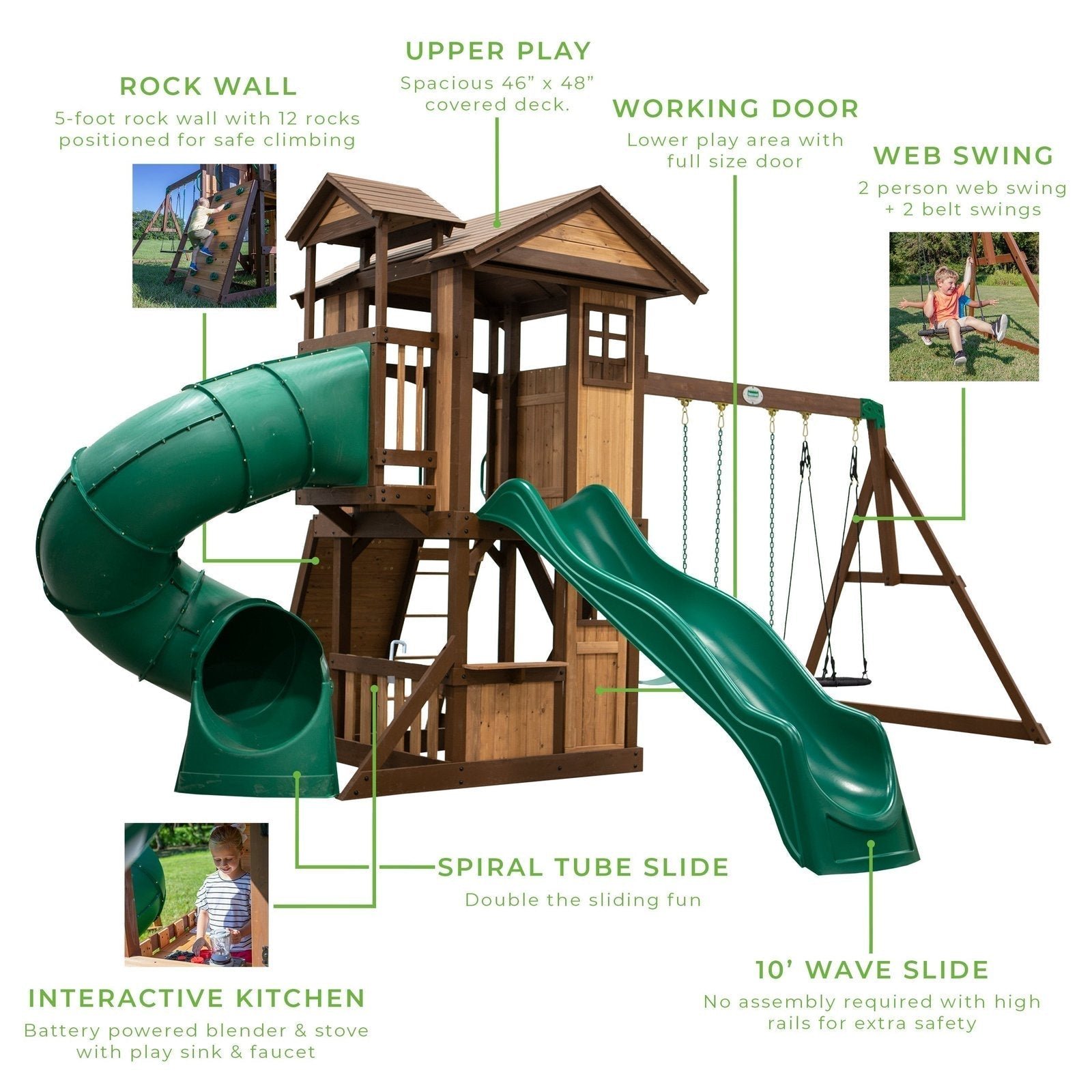 Tacoma Falls Swing Set - Image 4