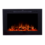 The Forte 40 Inch Recessed Smart Electric Fireplace 80006