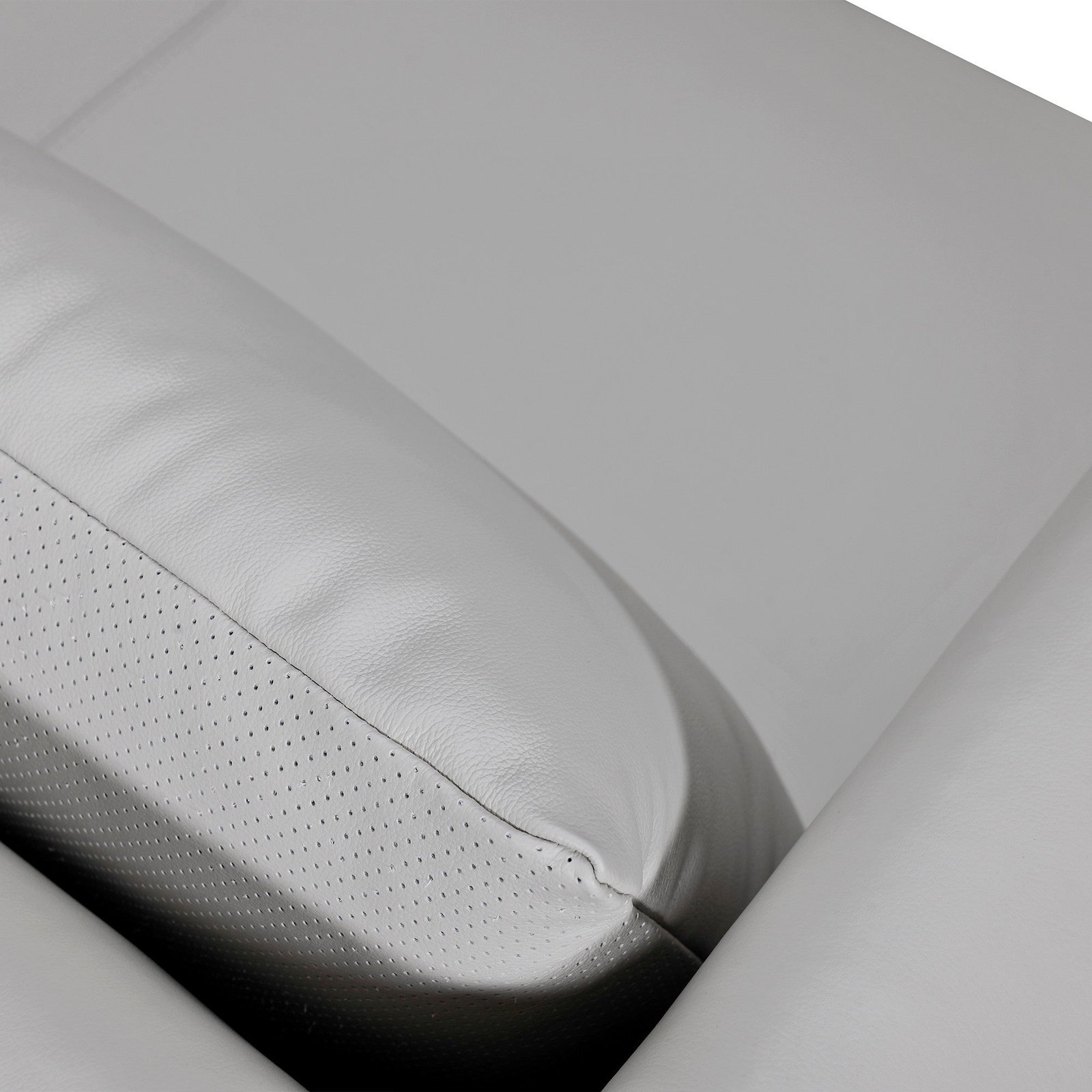 The Ravello – Gray Leather Sofa - Image 4