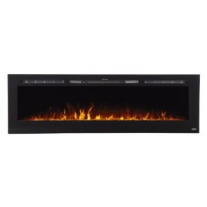 The Sideline 72 Inch Recessed Smart Electric Fireplace 80015
