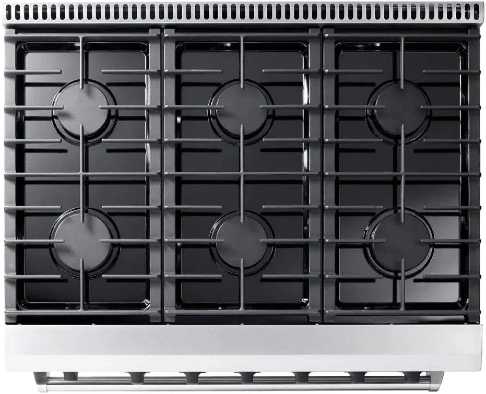 Thor Kitchen LRG3601U 36-Inch Professional Freestanding Gas Range with Convection Oven, Stainless Steel - Image 4