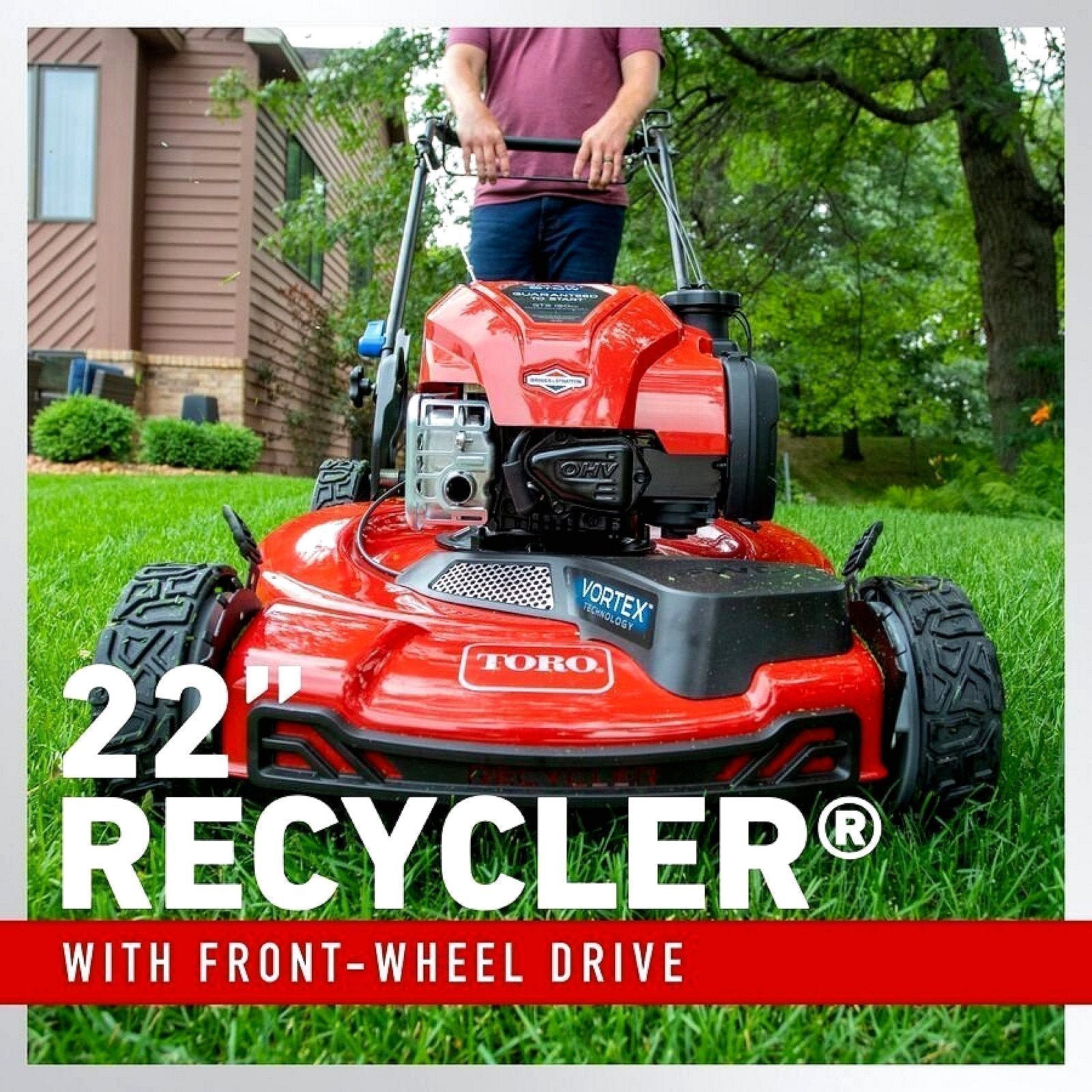 Toro 22″ SmartStow Recycler Self-Propelled Gas Lawn Mower 21445 - Image 5