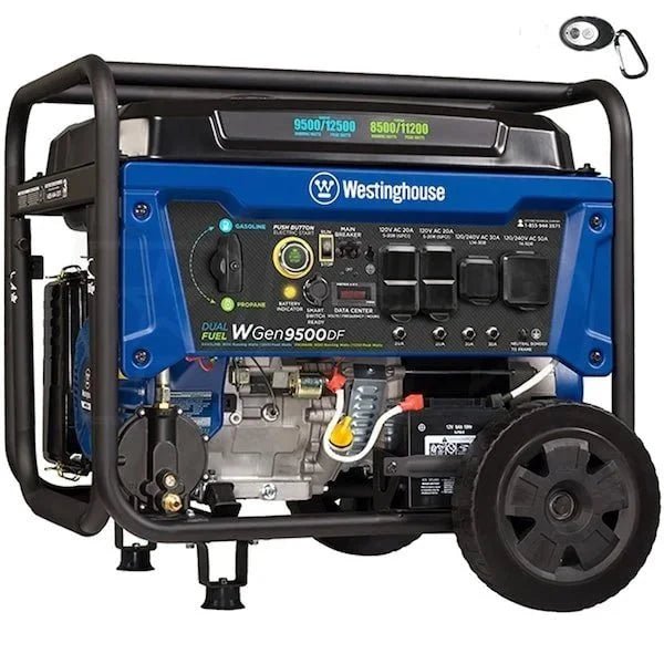 Westinghouse 12,500/9,500-Watt Tri-Fuel Portable EFI Generators. - Image 2