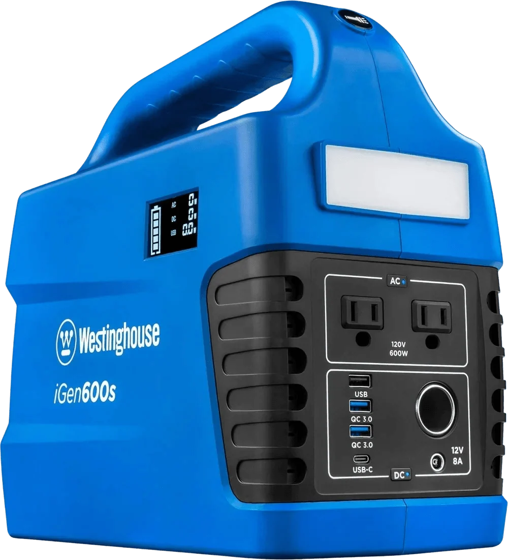 Westinghouse iGen600s Portable Power Station 600W 592Wh News.