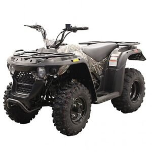 Youth MSA150 ATV - Camo 150cc Utility Quad Bike with Front 038; Rear Cargo Racks, Off-Road All-Terrain ATV